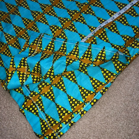 Handmade Akosombo Textiles African Traditional Tribal Dress Kafta - Picture 4 of 5
